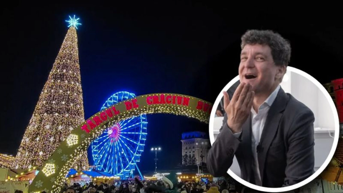 Cât va costa bradul de la Târgul de Crăciun din București: Nicușor Dan aruncă cu banii!