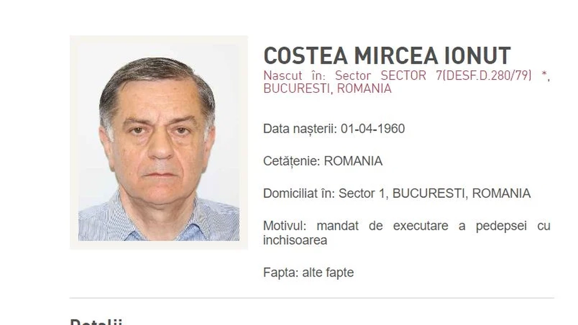 Ministrul Justiției explică de ce nu se pot demara procedurile de extrădare pentru Ionuț Costea, cumnatul lui Mircea Geoană