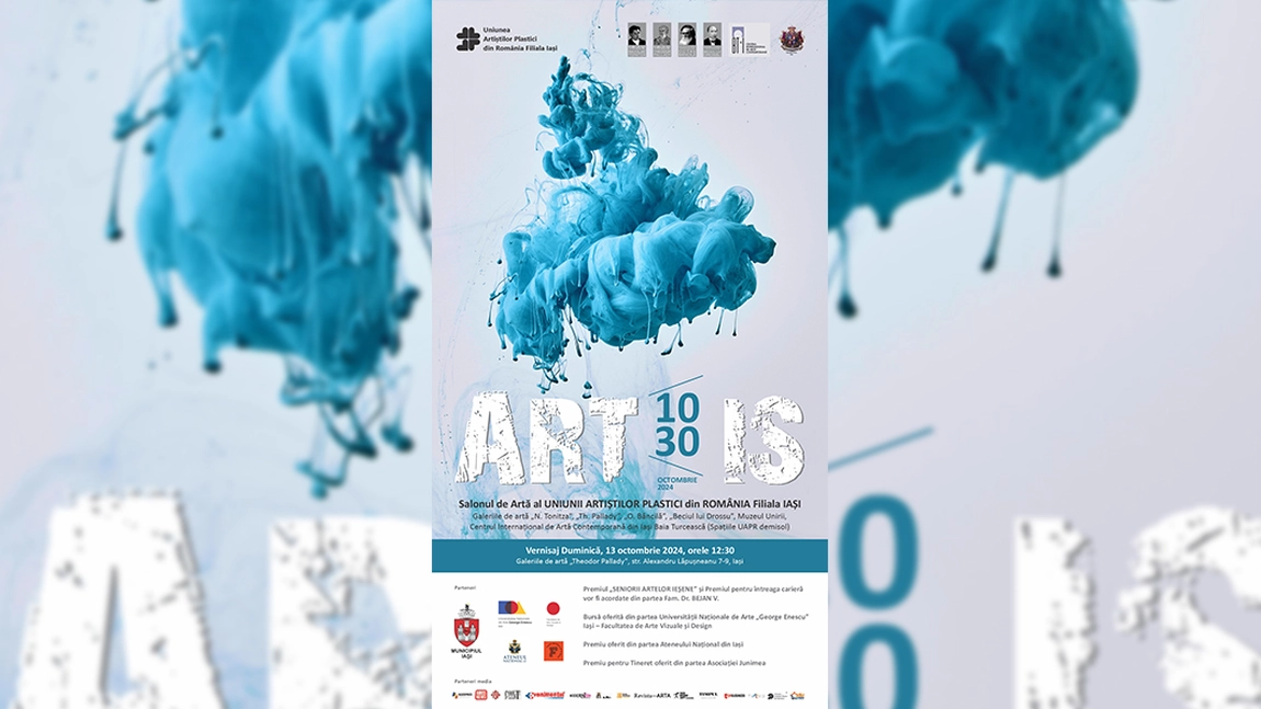 Salonul anual de Artă ,,ARTIS 2024”, organizat la Iași în perioada 10-30 octombrie 2024