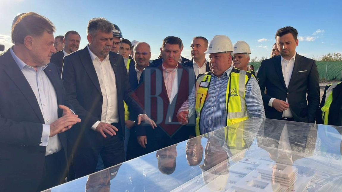 Premierul Marcel Ciolacu și ministrul Sănătății Alexandru Rafila vizitează șantierul Spitalului Regional de Urgentă Iași - LIVE VIDEO