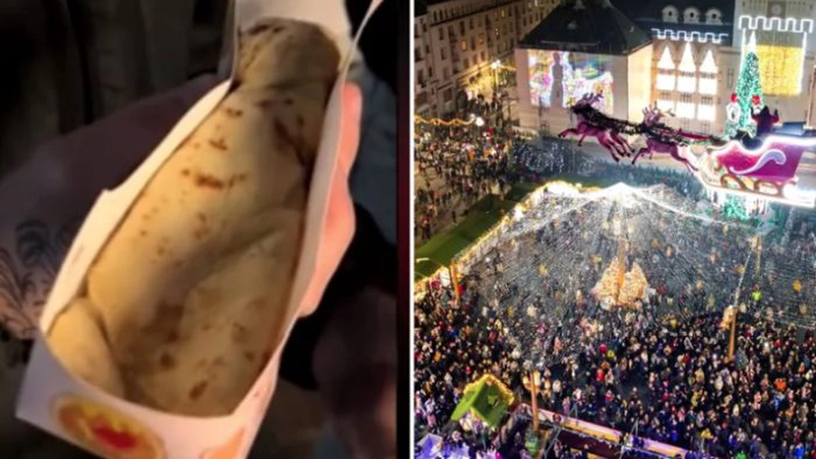 Cât costă o clătită la Târgul de Crăciun de la Craiova! Nu este glumă!