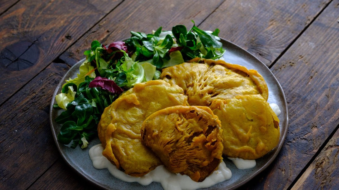 Șnițele din ciuperci pleurotus de post. Rețeta perfectă pentru o masă fără carne!