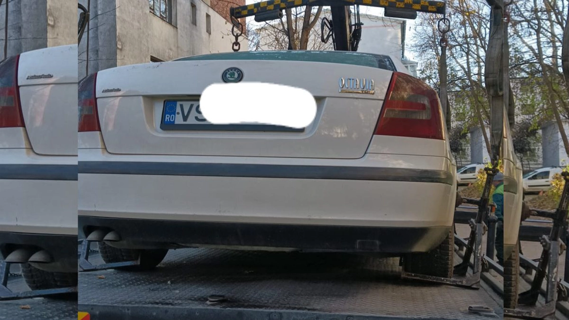 Numărul mașinilor parcate neregulamentar este în creștere la Iași. Polițiștii au început să aplice mai multe amenzi