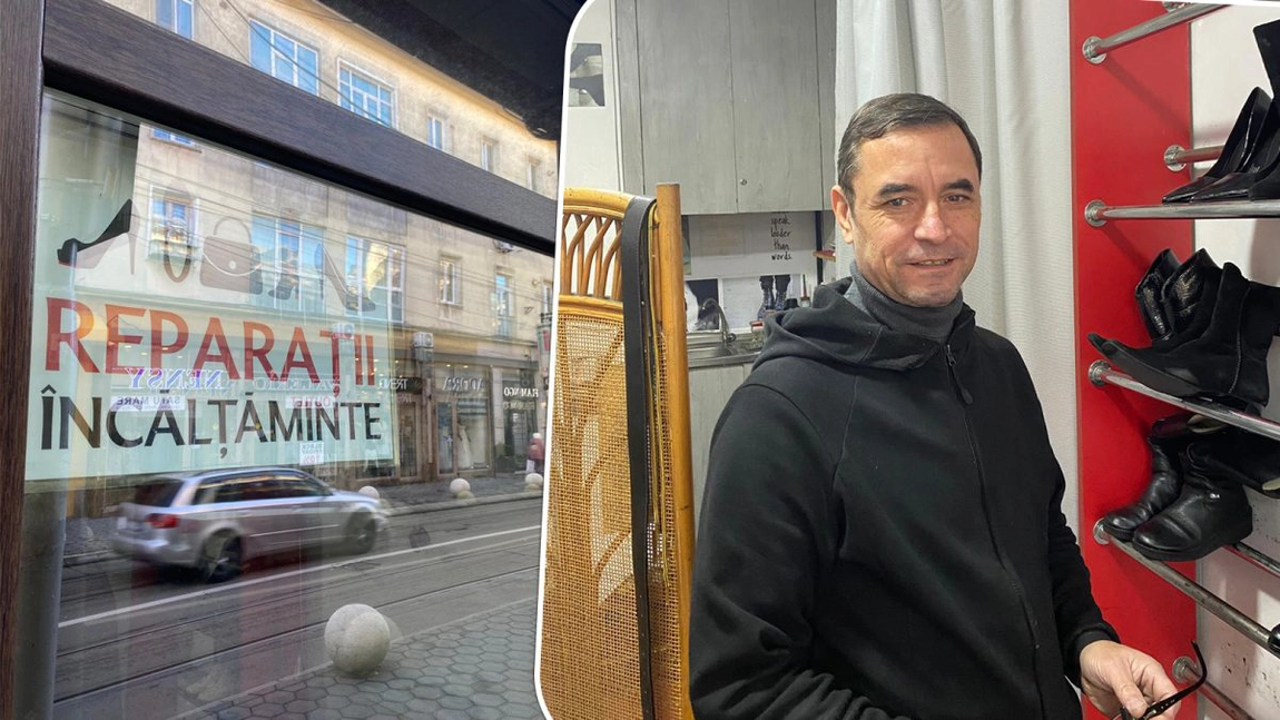 Atelierele de reparație a încălțămintei din Iași sunt pe cale de dispariție: „E o meserie pe ducă!”