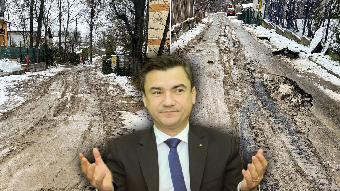 Imagini de groază, surprinse în Copou! Uitați-vă cum arată o stradă din Iași. Localnic: „Să-i trimiteți pozele lui Chirica”