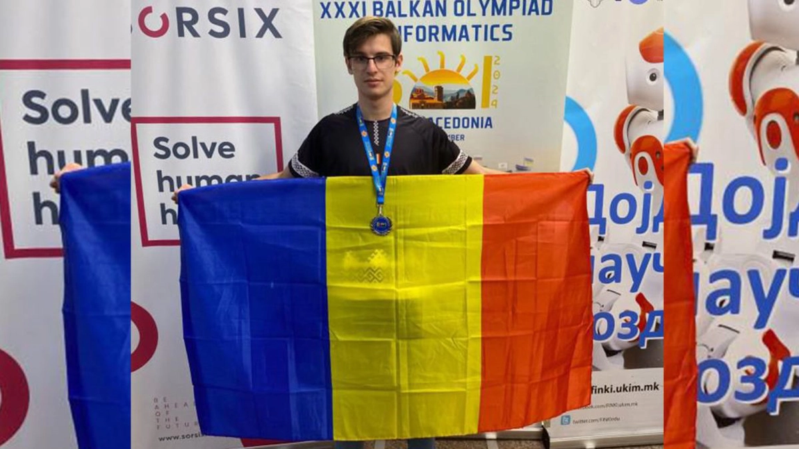 Andrei Boacă, un tânăr pasionat de informatică, a reușit să câștige două medalii de aur și una de argint la concursuri internaționale: „Am participat la peste 100 de concursuri”