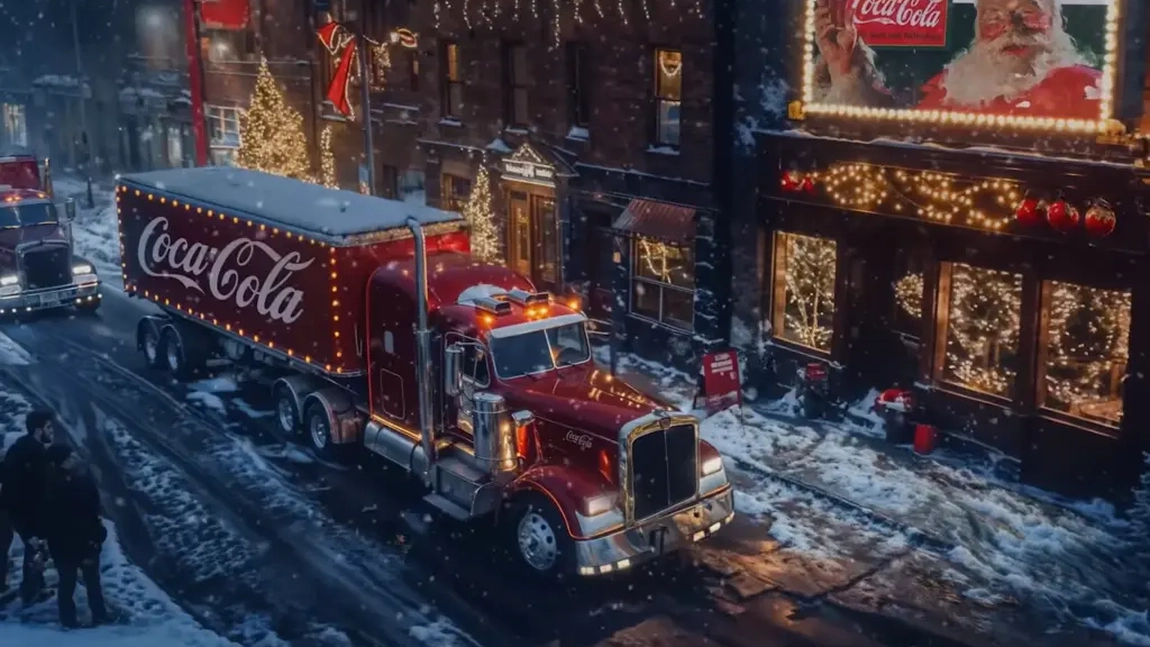 Celebra reclamă Coca-Cola de Crăciun, făcută cu ajutorul AI, a fost lansată. Iată videoclipul viral