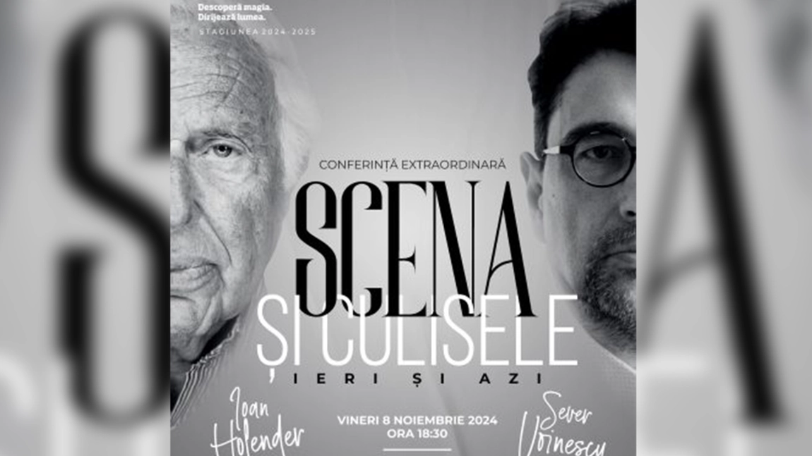 Ioan Holender și Sever Voinescu la Opera Iași