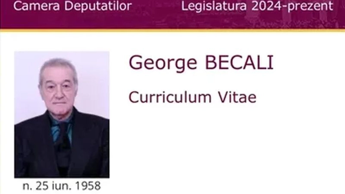 Acesta este CV-ul lui Gigi Becali! Câte clase are patronul FCSB