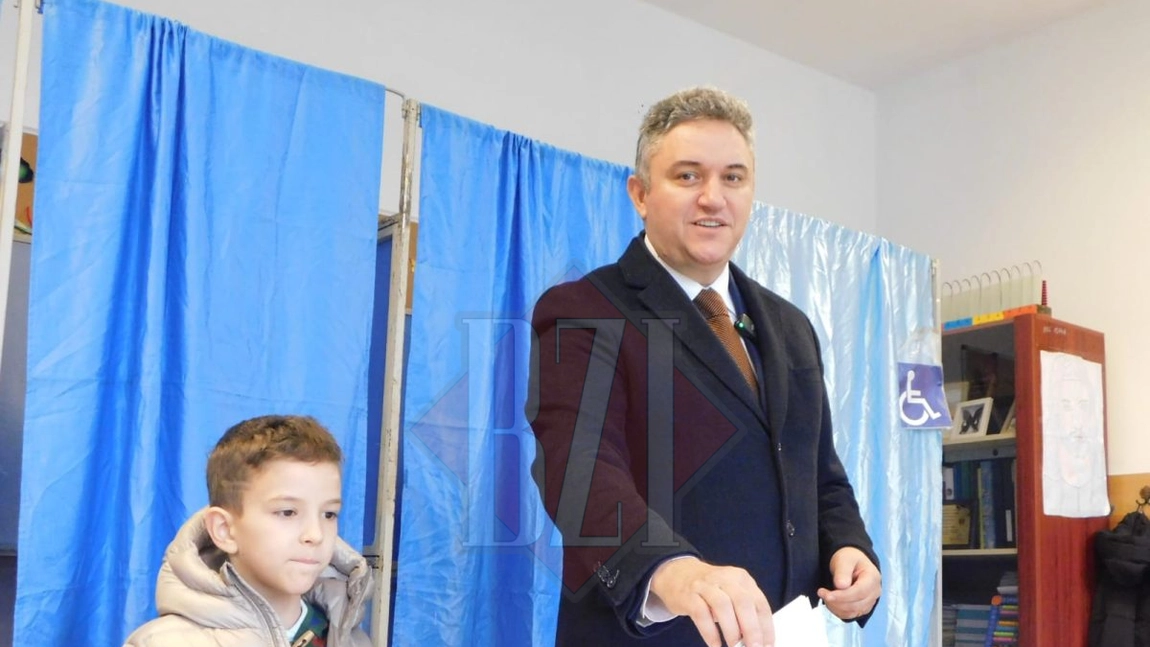 Marius Ostaficiuc, consilier județean AUR, a votat la alegerile parlamentare 2024 - LIVE VIDEO