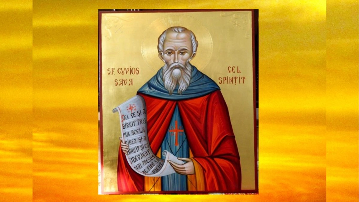 Creștinii ortodocși îl sărbătoresc astăzi pe Cuviosul Sava cel Sfințit, sfântul care și-a prevestit sfârșitul