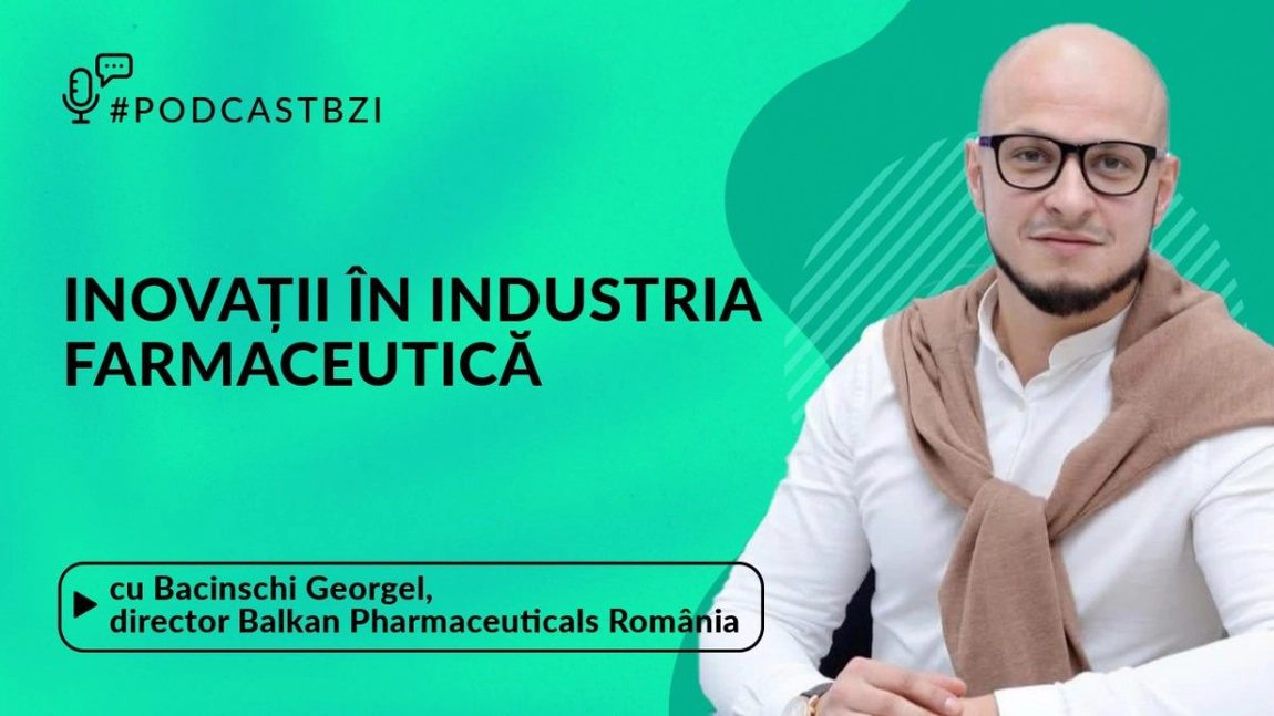 LIVE VIDEO - Bacinschi Georgel, Director Balkan Pharmaceuticals România, despre industria farmaceutică și inovațiile în producția de suplimente, la PodcastBZI