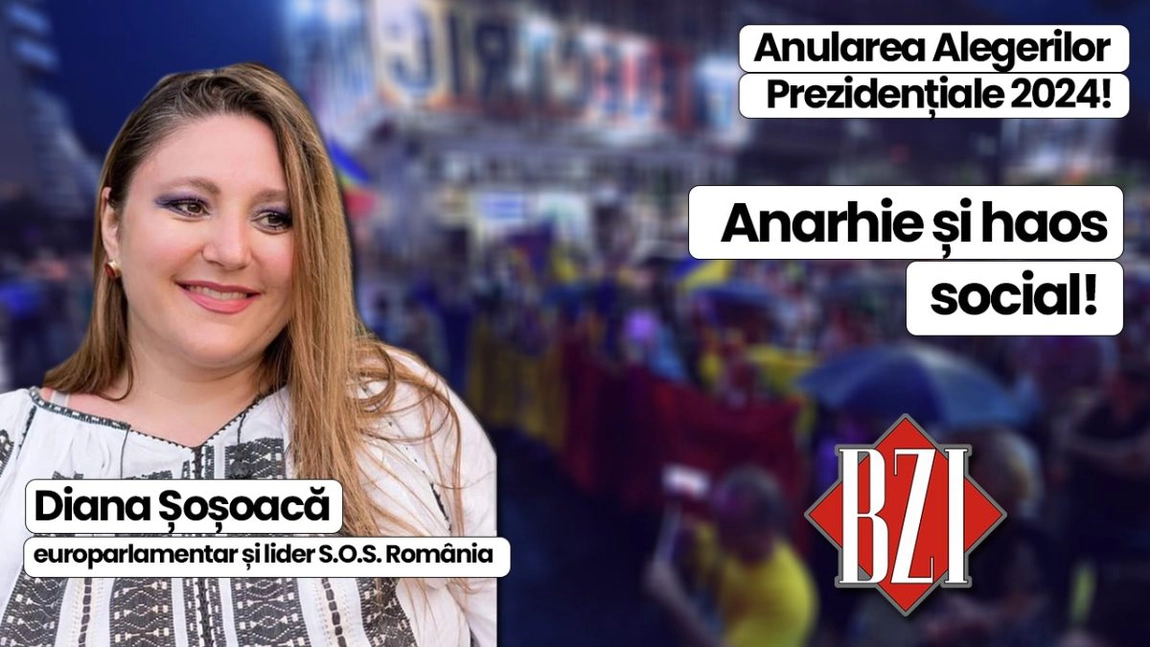 LIVE VIDEO - Talk-show special BZI LIVE! Ediție incendiară plină de dezvăluiri alături de Diana Șoșoacă, europarlamentar și lider S.O.S. România
