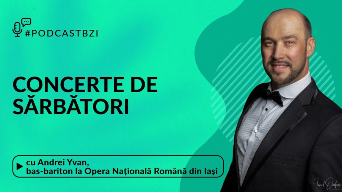 LIVE VIDEO - Ediție specială de Crăciun, cu Andrei Yvan, Bas-bariton la Opera Națională Română din Iași!