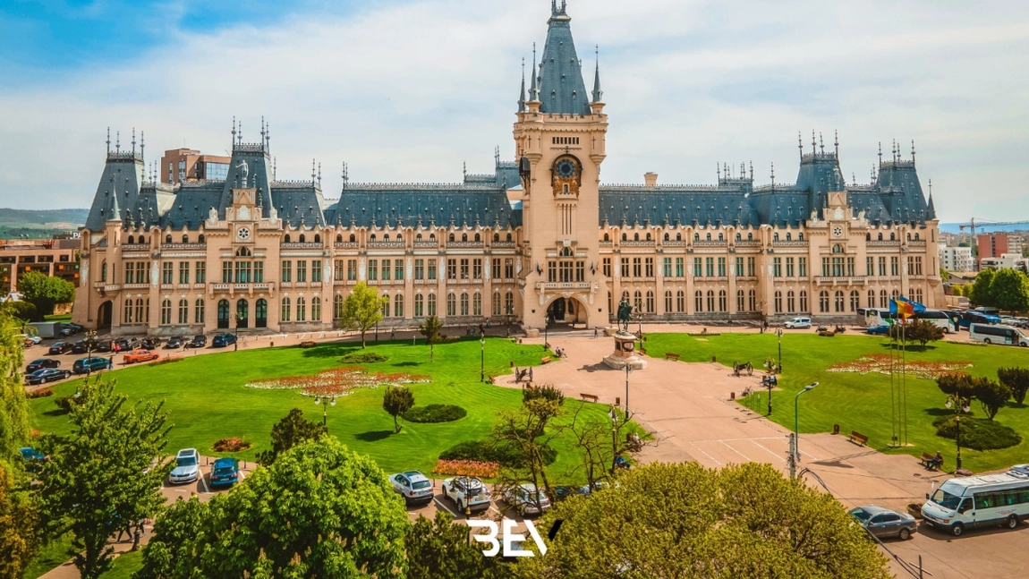 Sticla pentru vin a familiei Kogălniceanu, un simbol al eleganței și rafinamentului, expusă la Palatul Culturii din Iaşi