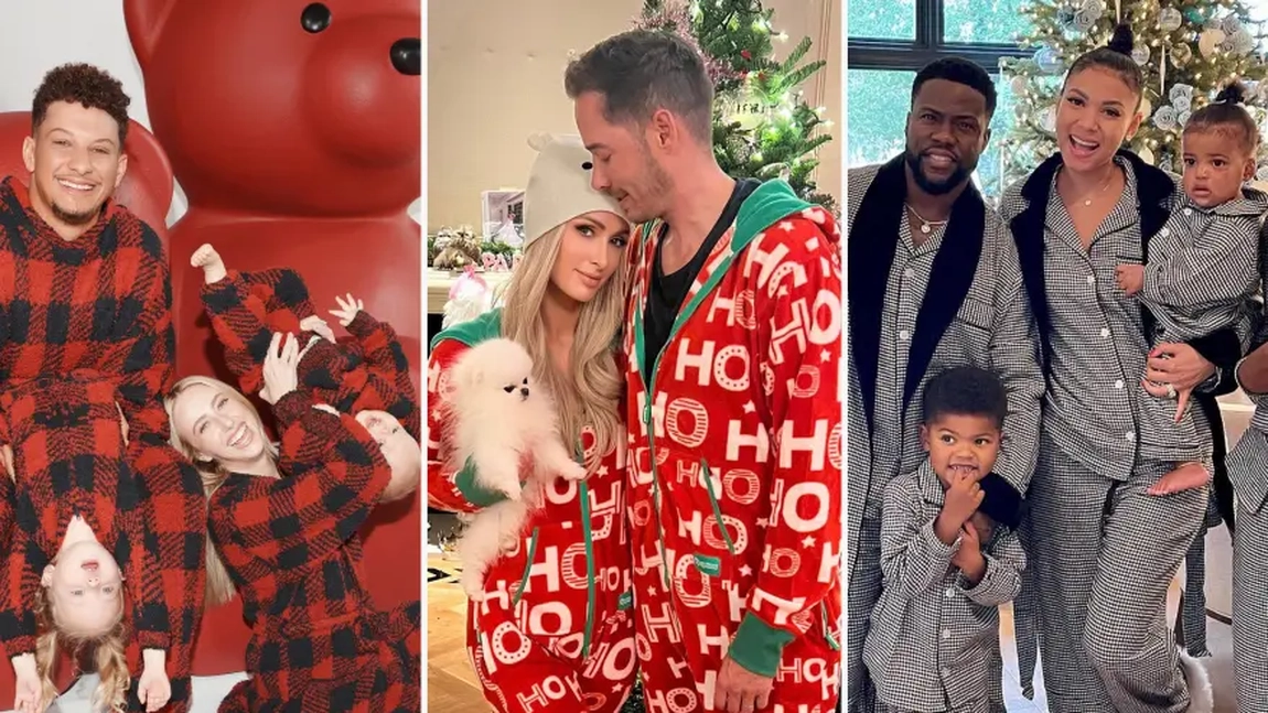 Ce pijamale poartă vedetele de Crăciun? Inspiră-te pentru cele mai cool look-uri festive