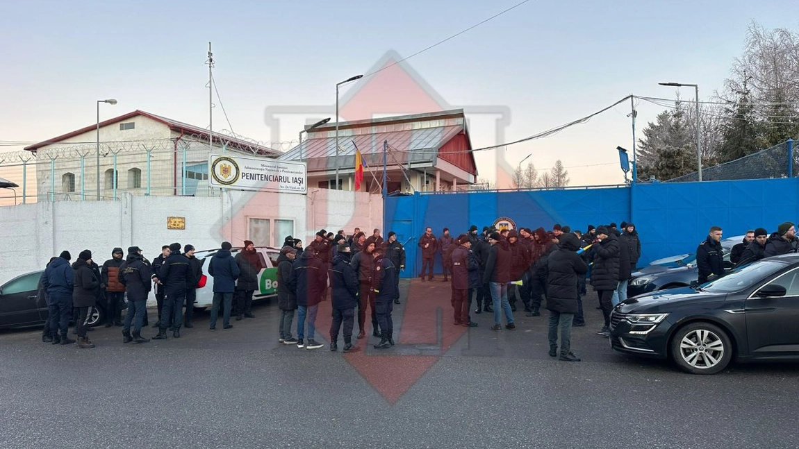 Protest la Penitenciarul Iași! Angajații sunt nemulțumiți din cauza neplății orelor suplimentare