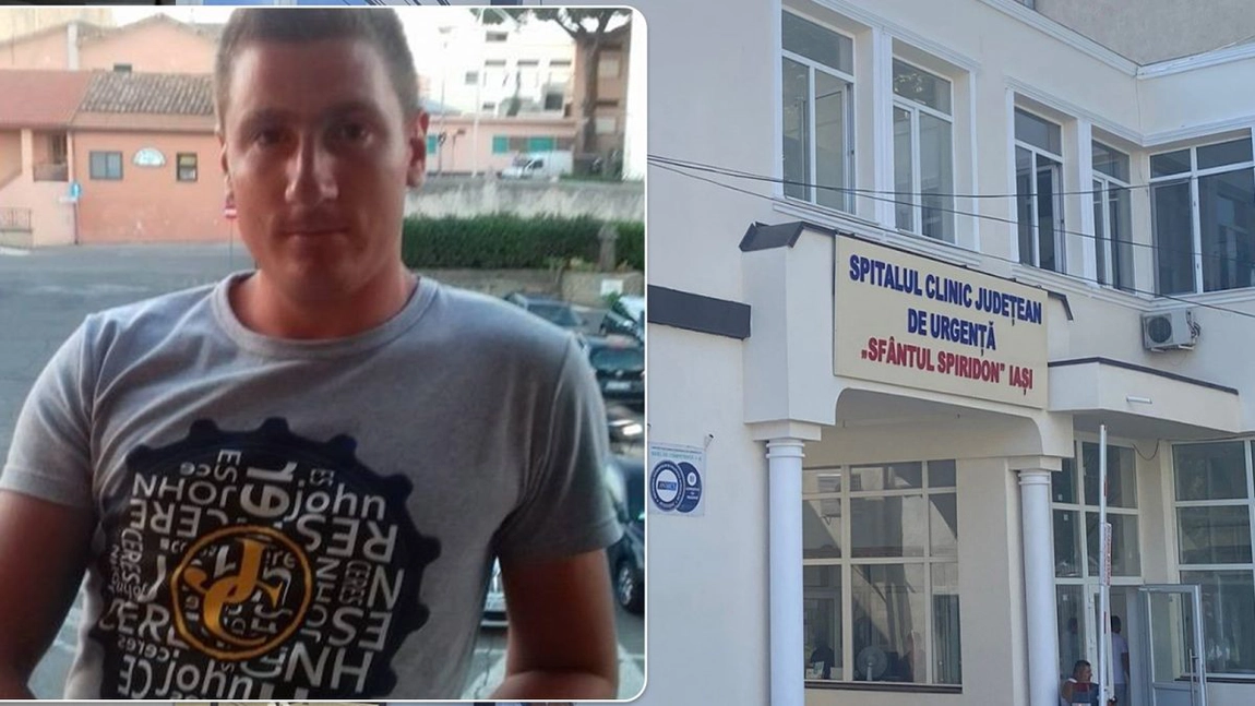 El este tânărul care s-a înjunghiat în abdomen și a ajuns în stare gravă la Spitalul „Sf. Spiridon” Iași! Bărbatul provine dintr-o familie cu probleme