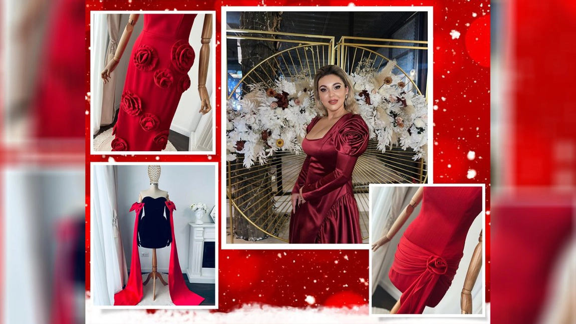 Pentru a străluci în noaptea de Revelion, ieșencele pot opta pentru rochii sau compleuri. Florile supradimensionate și culoarea burgundy sunt în trend