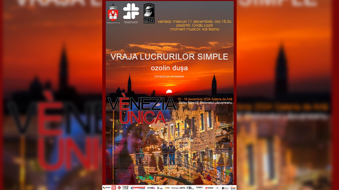 Invitație la expoziția de fotografie „Vraja lucrurilor simple”, aparținând artistului vizual Ozolin Dușa.
