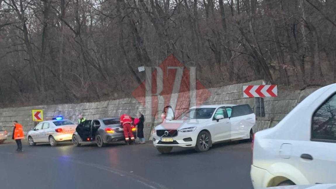 Accident rutier în Bucium: Ambulanță SMURD la fața locului