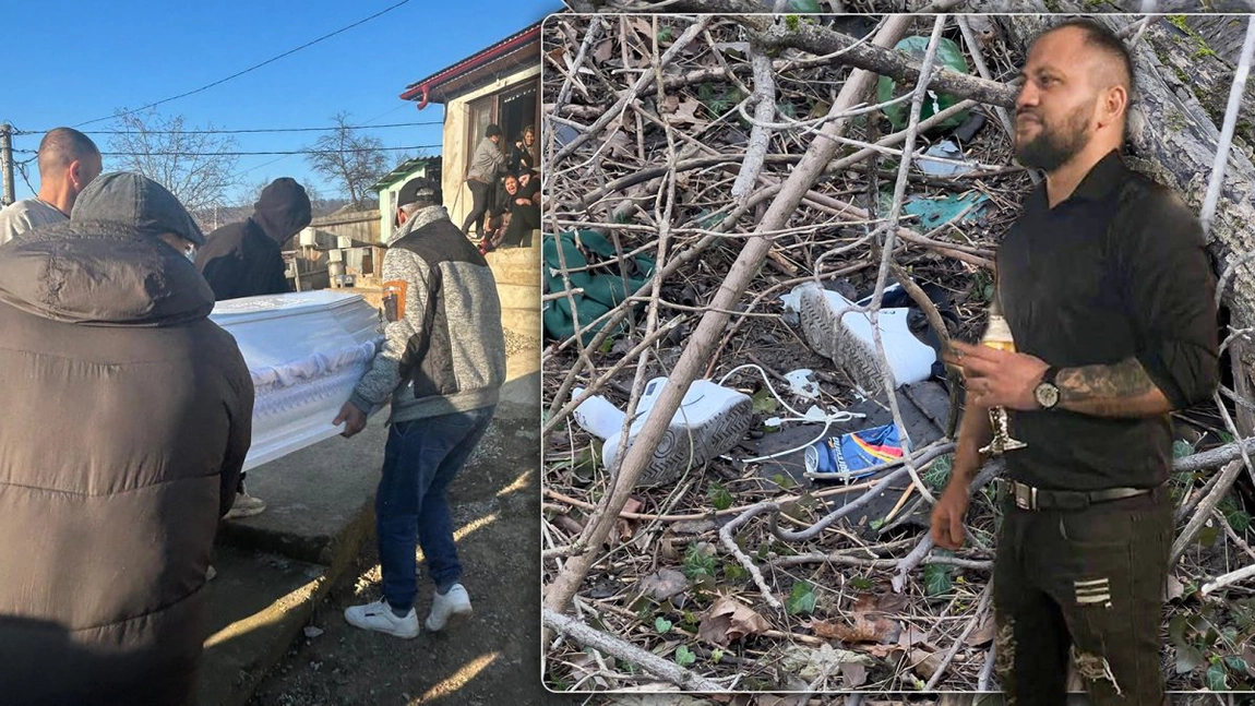 Imagini de la locul tragediei! Alin Stratan s-a spânzurat la Ciric cu șireturile pantofilor pe care îi purta. Iată ce au găsit polițiștii lângă cadavru
