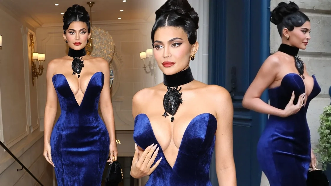 Kylie Jenner a făcut senzație într-un corset fabulos! Ținuta spectaculoasă care a furat privirile la Paris Couture Week