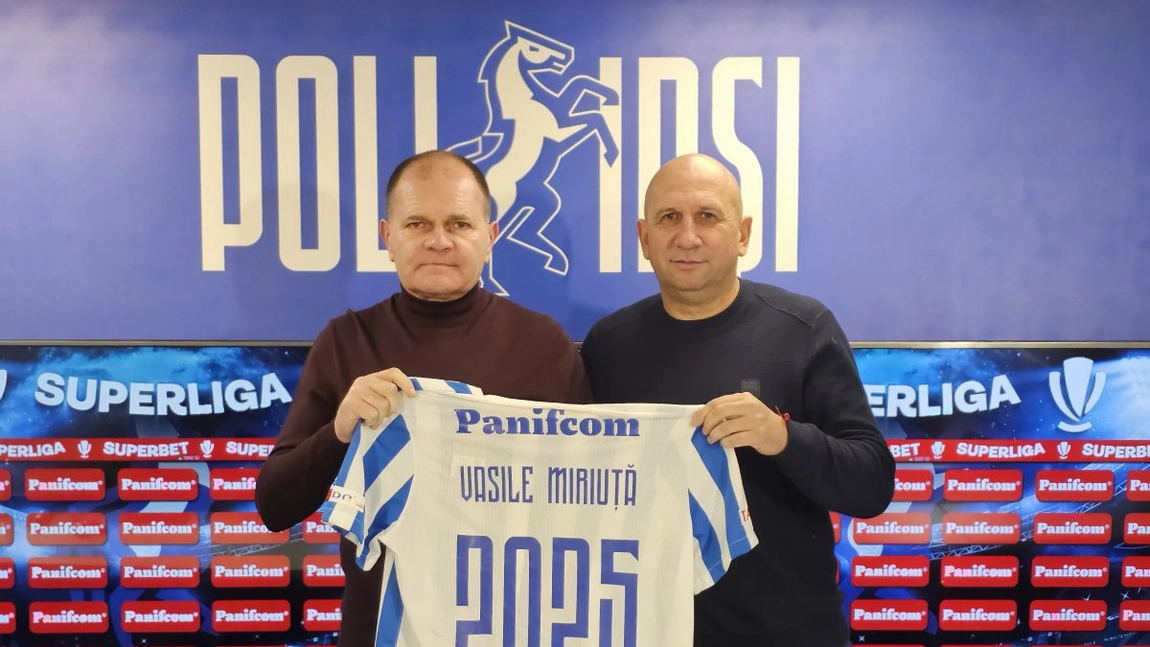 Vasile Miriuță a semnat cu Politehnica Iași! Iată ce a spus antrenorul la venirea în Copou