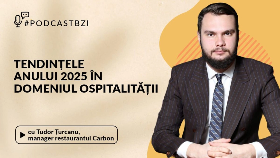 LIVE VIDEO - Tudor Țurcanu, manager Restaurant Carbon, despre tendințele din domeniul ospitalității în 2025