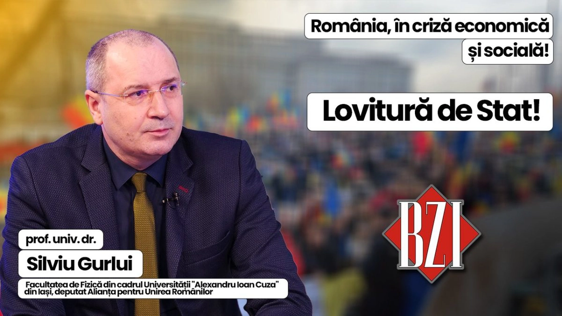 LIVE VIDEO - Top analiză politică și socială! În Studioul BZI LIVE este invitat prof. univ. dr. Silviu Gurlui, Facultatea de Fizică in cadrul Universității 