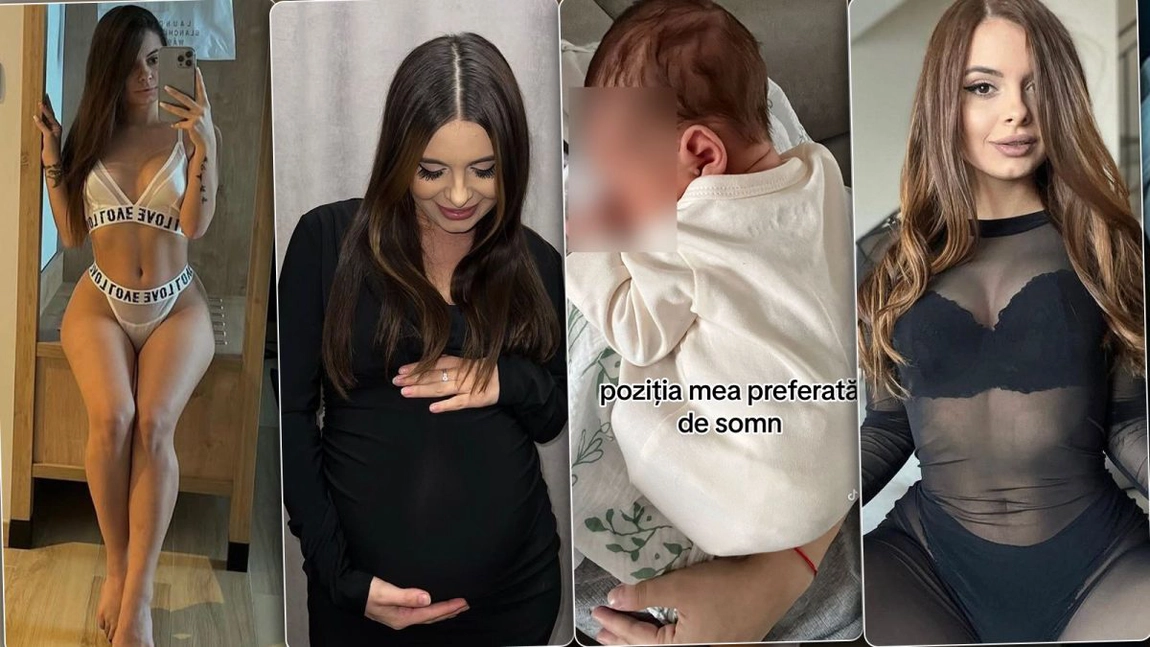 Maria Georgiana, „regina de pe TikTok”, a devenit mamă. Fanii stau cu sufletul la gură: va renunța să creeze conținut deocheat?