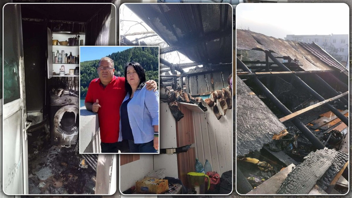 Incendiu devastator la o casă din Iași! Familia Ioniță a rămas fără locuință, chiar înainte de sărbători! De atunci, membrii acesteia au fost nevoiți să doarmă pe la rude: „Ne-au bătut vecinii în geam și ne-au spus că ne arde casa”