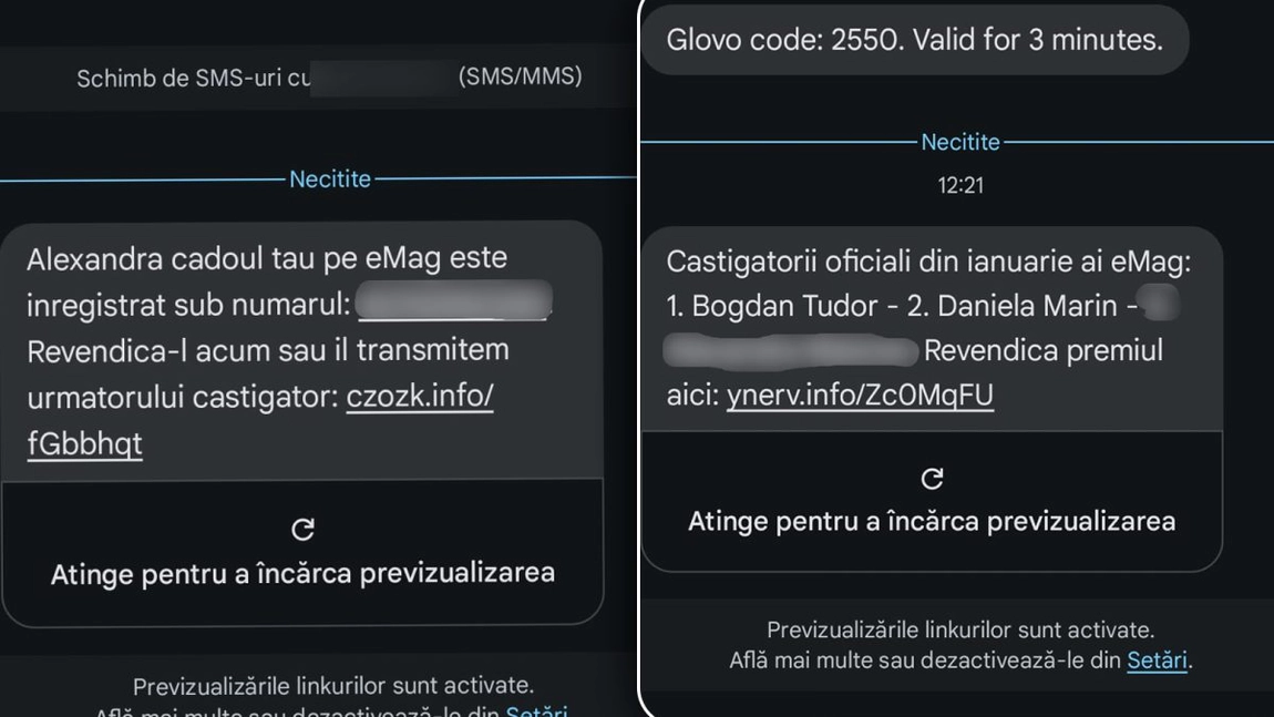 Atenție, dacă sunteți câștigătorii unui concurs! Ieșenii primesc zilnic mesaje frauduloase. „Nu am accesat linkul, însă un prieten a intrat”