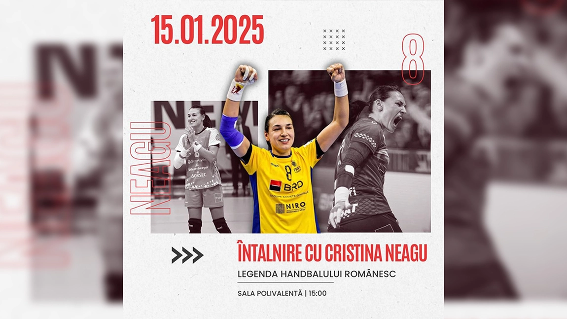 Cristina Neagu face turul de adio după meciul dintre CSM Iași 2020 și CSM București din Sala Polivalentă „Dan Irimiciuc”