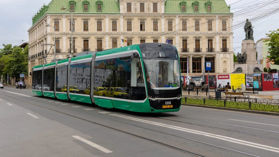 Circulația tramvaielor a fost reluată prin Piața Unirii după manifestațiile de 24 ianuarie