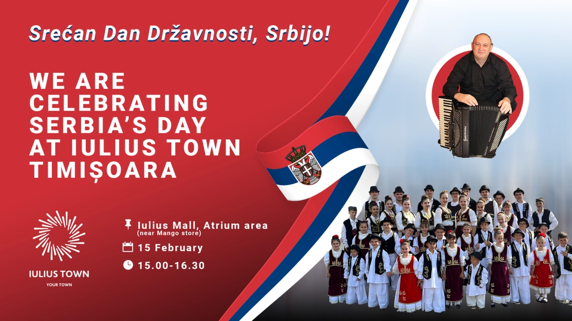Un weekend vibrant la Iulius Town: Team-Up & Run, Ziua Serbiei, Ateliere de Creație și momente romantice