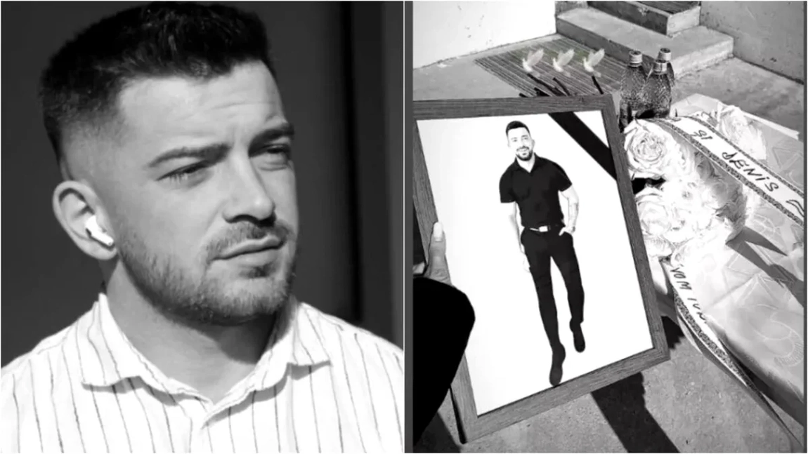 Fosta soție a lui Andrei Perneș nu și-a putut stăpâni lacrimile la înmormântare. Sabrina este distrusă de durere