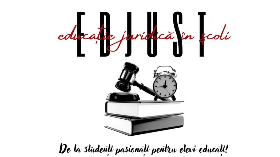 Educație juridică în școli. Studenții de la Drept îi ajută pe elevi, prin activități interactive, să înțeleagă noțiuni de drept, despre sistemul de justiție