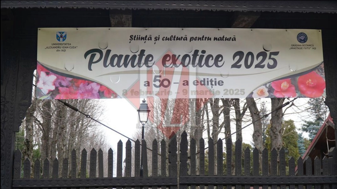 Eveniment deosebit în Grădina Botanică din Iași! A început cea de-a 50-a ediție a Expoziției de Plante Exotice