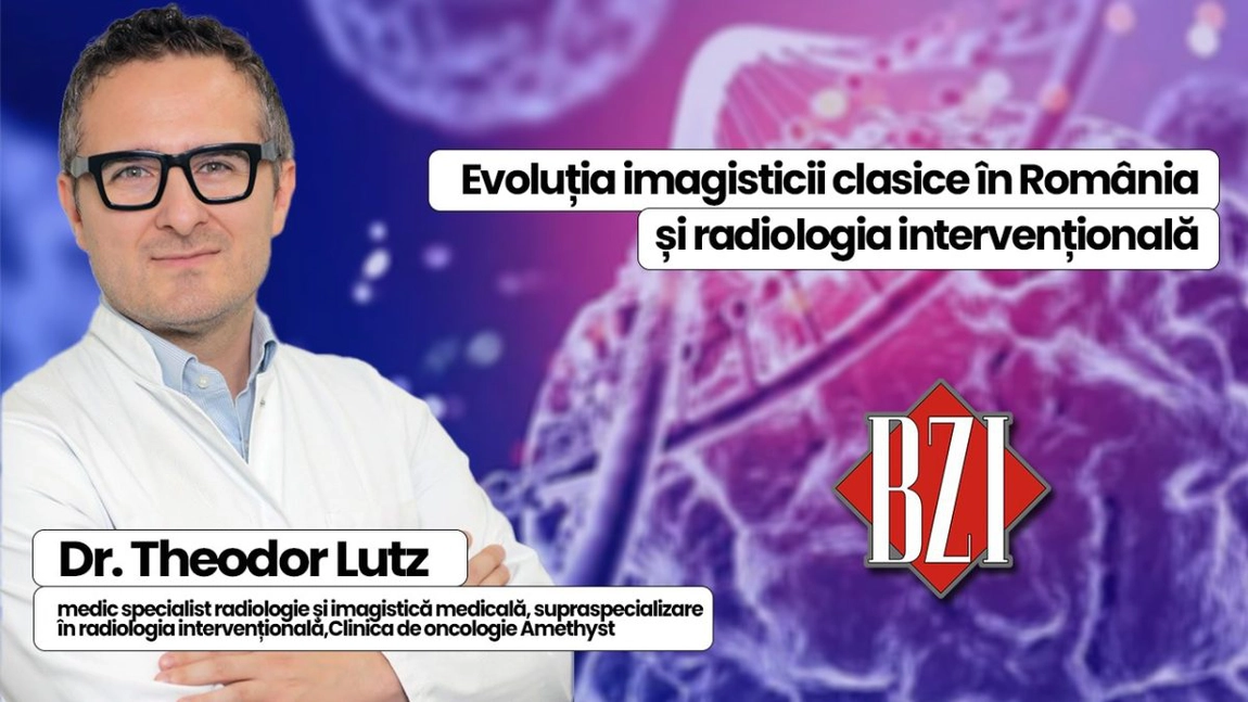 LIVE VIDEO - Dr. Theodor Lutz, specialist în radiologie intervențională, va discuta în emisiunea de sănătate BZI LIVE, despre evoluția imagisticii în România, și despre radiologia intervențională în lupta cu cancerul