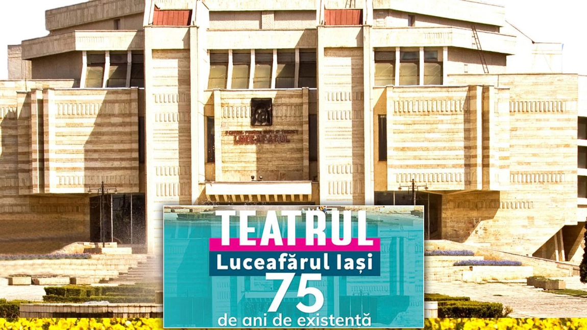 Teatrul „Luceafărul” din Iași sărbătorește 75 de ani de existență! Un tramvai decorat va circula prin oraș