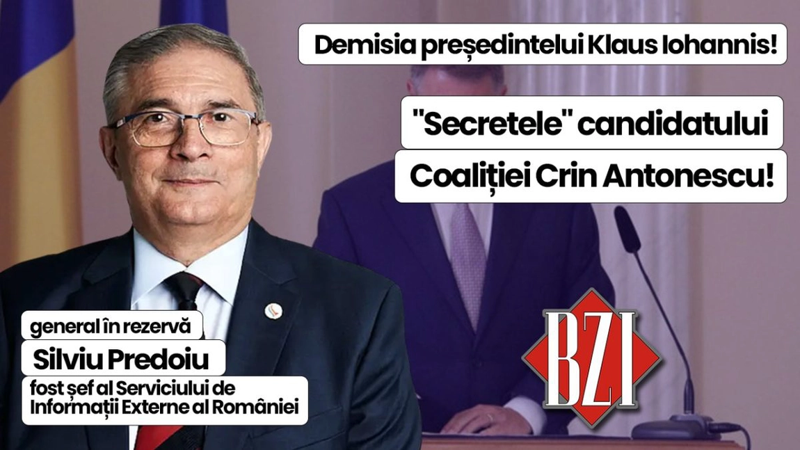 LIVE VIDEO - Studio BZI LIVE exclusiv! Ediție specială alături de general (în rezervă) Silviu Predoiu - fost șef al Serviciului de Informații Externe al României! Toate dezvăluirile și detaliile din culisele politicii și administrației naționale
