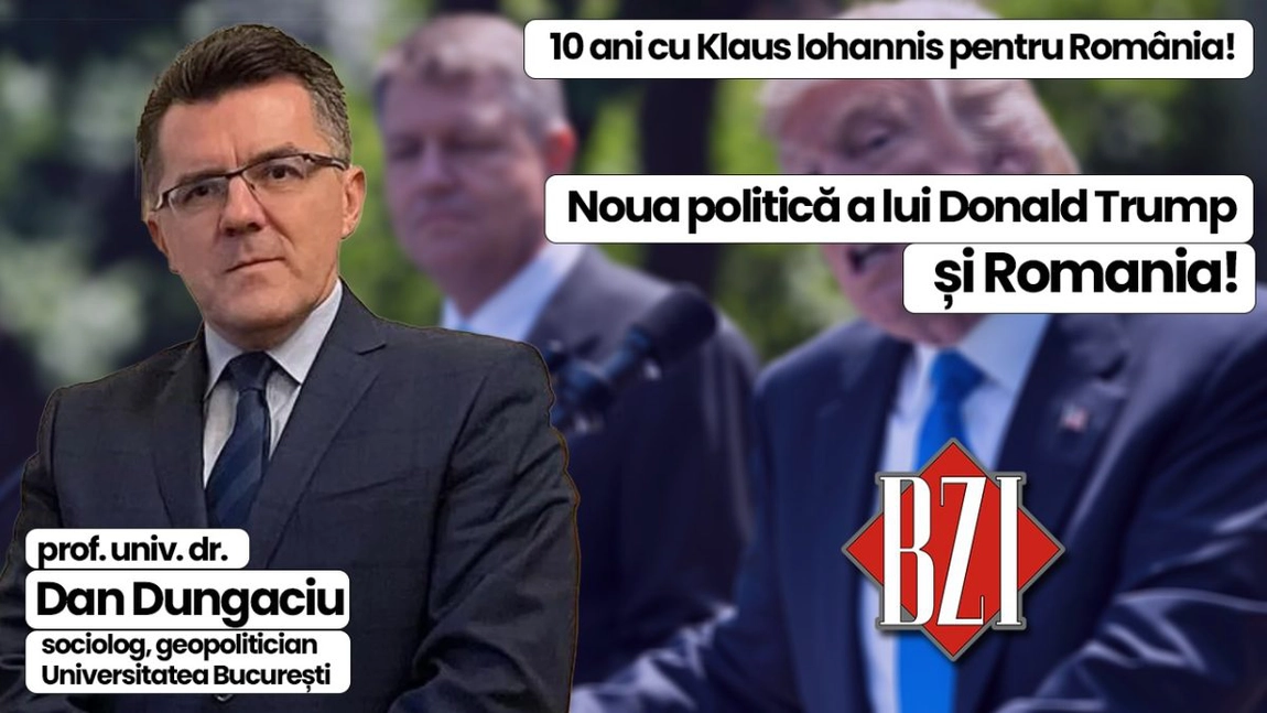 LIVE VIDEO - Top analiză geopolitică și geostrategică marca BZI LIVE! Invitat special cunoscutul sociolog și geopolitician prof. univ. dr. Dan Dungaciu, Universitatea București. De la noul tip de politică a lui Donald Trump la pacea din Ucraina sau situația în care se află Uniunea Europeană! 