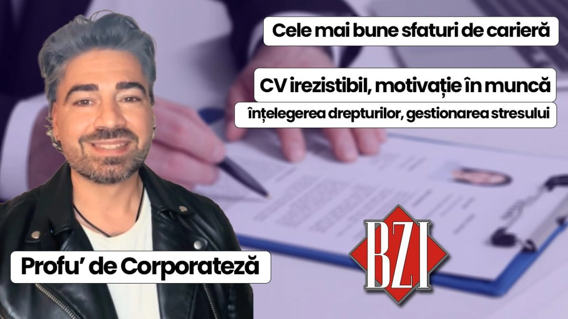 LIVE VIDEO - Ce face un corporatist și care sunt provocările în acest domeniu? Profu' de Corporateză te învață cum să fii cât mai eficient. Doar la BZI LIVE!