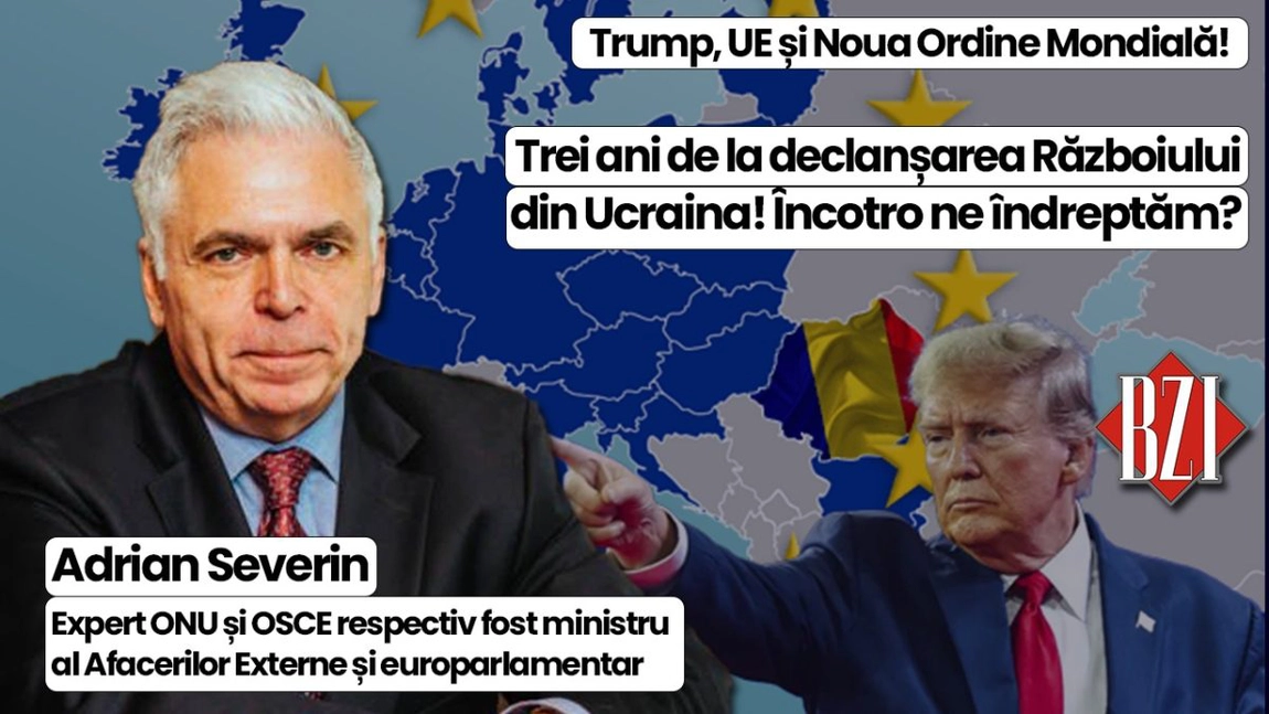 LIVE VIDEO - Super-analiză geopolitică și geostrategică BZI LIVE! Despre cele mai tensionate și importante subiecte naționale și internaționale alături de invitatul special permanent prof. univ. dr. Adrian Severin, expert ONU și OSCE respectiv fost prim-vice premier, ministru Afacerilor Externe și europarlamentar