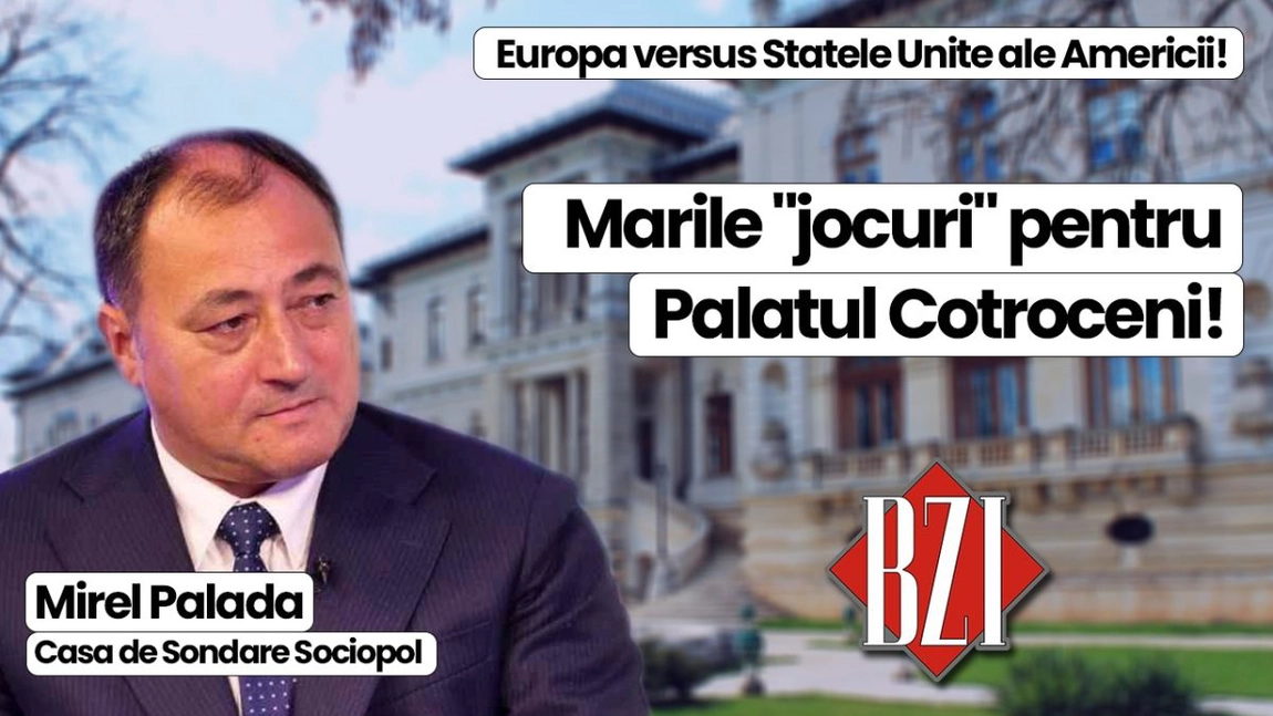 LIVE VIDEO - Top dezbatere și analiză BZI LIVE alături de invitatul special permanent Mirel Palada, Casa de Sondare Sociopol! Despre 