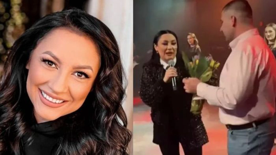 Ce a pățit Andra în timpul unui concert din Canada: A rămas mască atunci când a văzut poza adusă de un bărbat pe scenă!