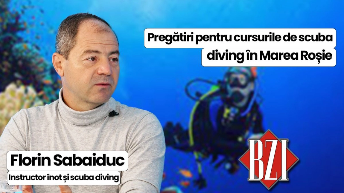 LIVE VIDEO - Florin Sabaiduc, instructor de înot, discută în emisiunea BZI LIVE despre cum să ne pregătim pentru sezonul estival mergând la cursurile de înot și scuba diving 