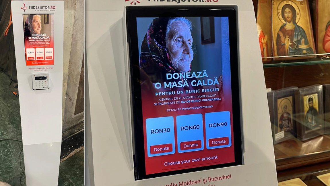 Mitropolia Moldovei și Bucovinei are un sistem de donații digitale, unic în România! Din banii strânși, mii de persoane sărmane au primit o masă caldă