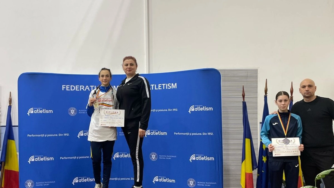 Dublă campioană națională la atletism sub culorile CS Politehnica Iași